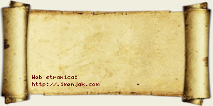 Isidora Makregić vizit kartica